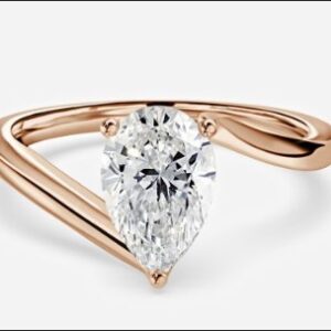 VERA PEAR SOLITAIRE ENGAGEMENT RING
