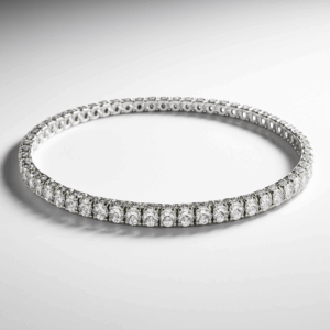 ROUND BRILLIANT CUT DIAMOND TENNIS BRACELET