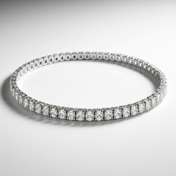 ROUND BRILLIANT CUT DIAMOND TENNIS BRACELET